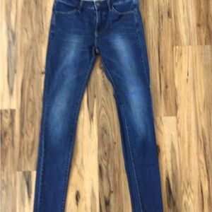 Uniqlo Jeans Size 27x33 Womens Straight Low Rise Stretch